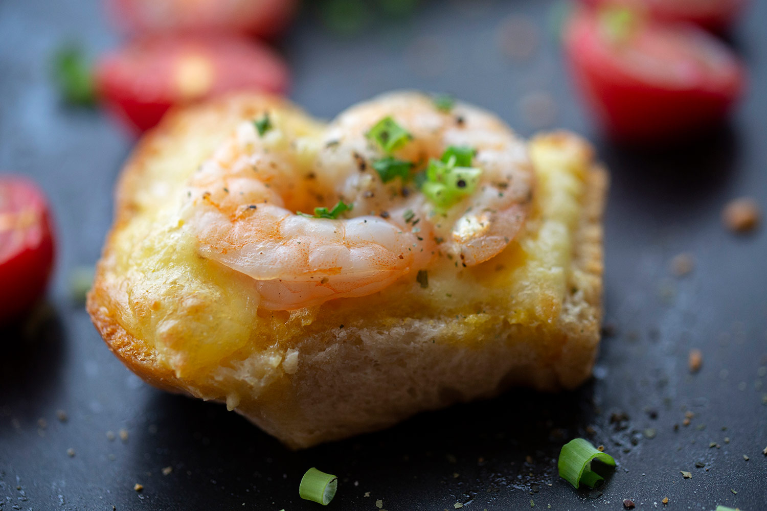 Baked Shrimp Cheese Toast 15 Minutes Recipe