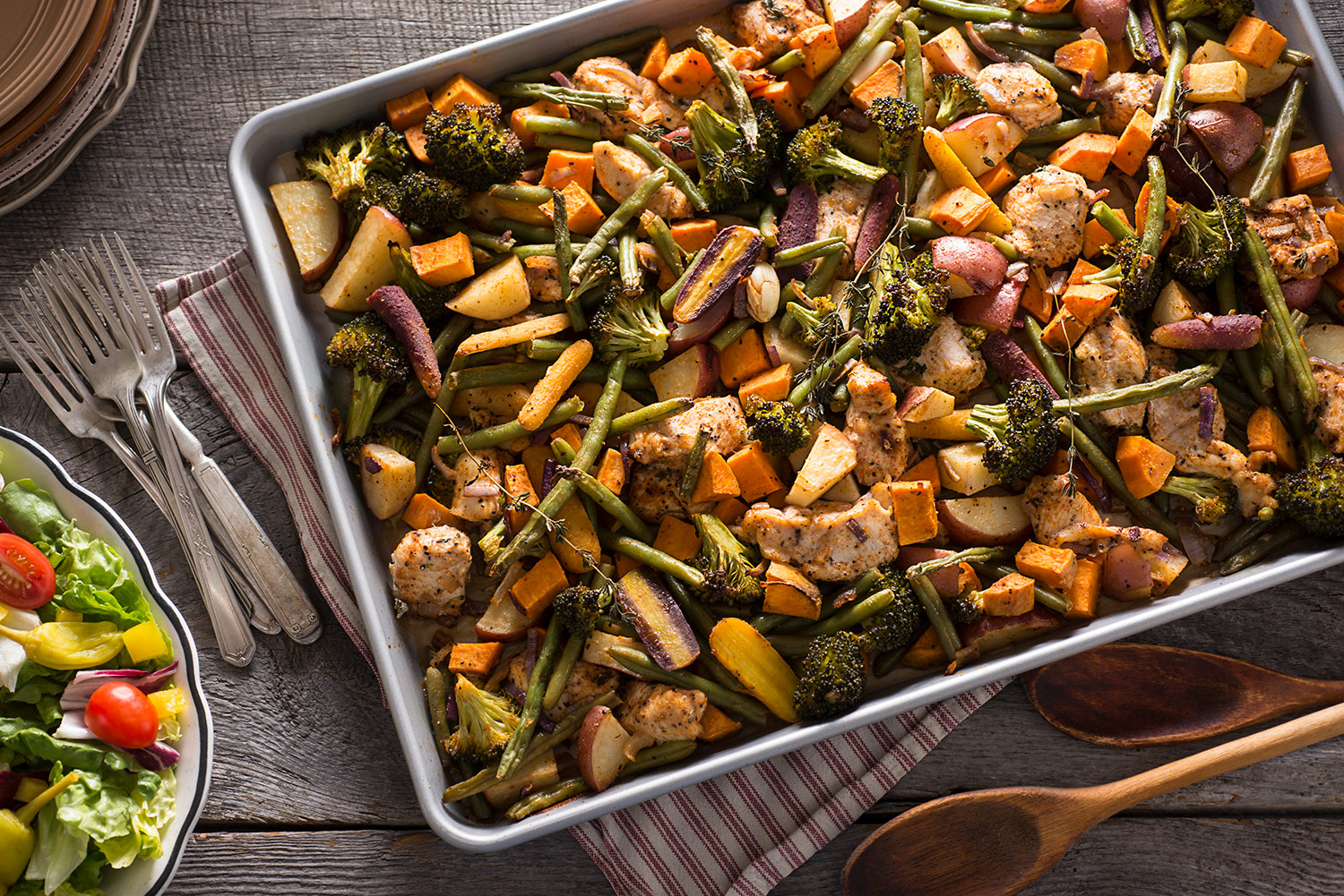 Sheet Pan Chicken and Vegetable Easy Recipe