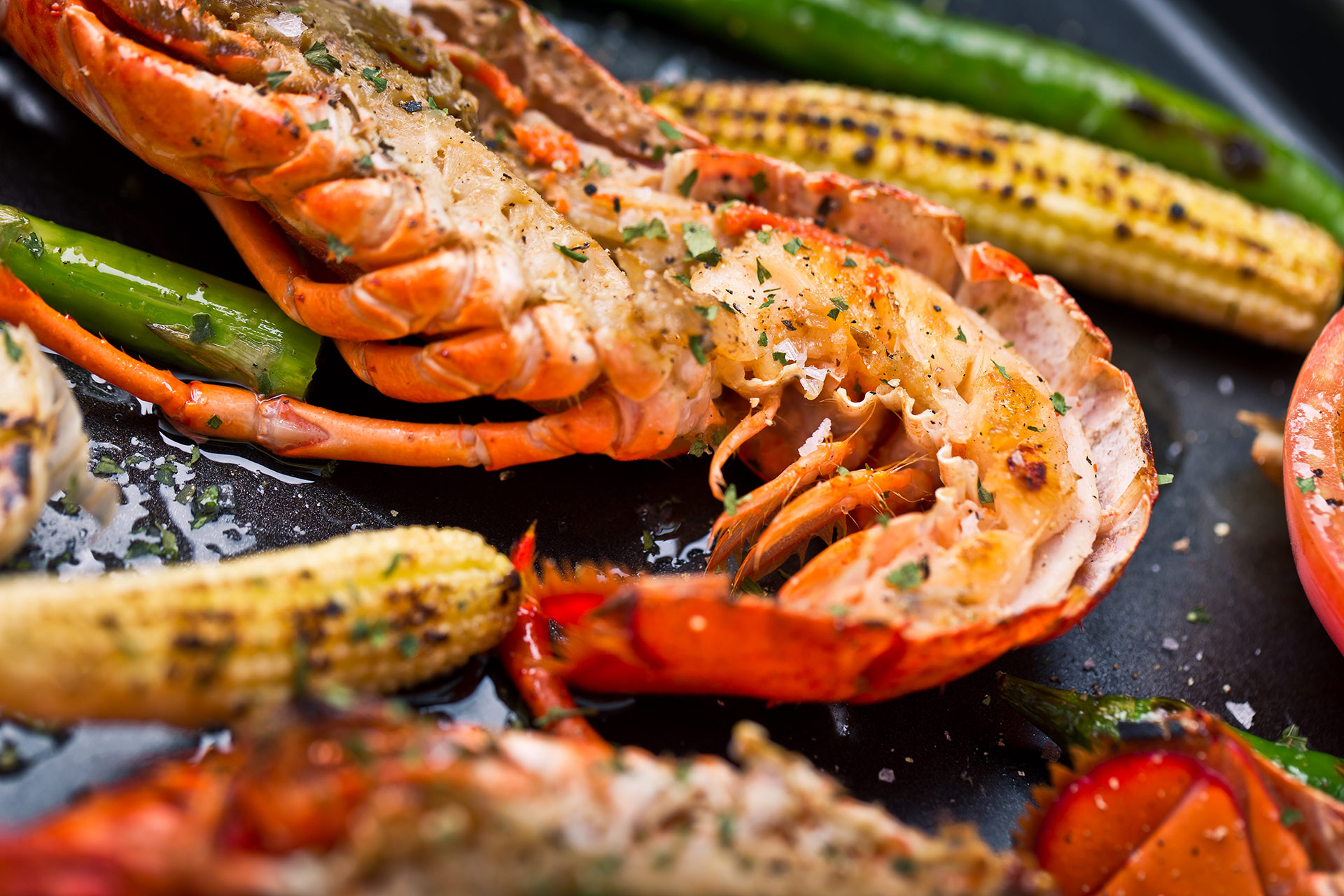 Delicious Fresh Cooked and Grilled Lobster Recipe